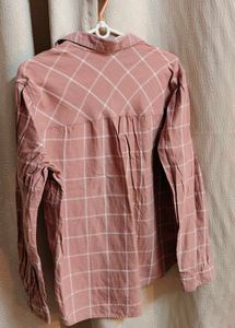 Pink Plaid Shirt