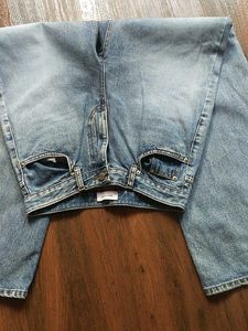 Wide Leg Denim Jeans