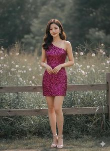 sequined dress