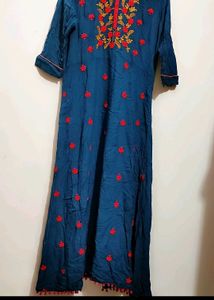 Blue Kurti For Girl Or Woman 36 Bust