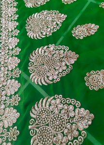 Beautiful Bootawork Flourocent Saree ✨💕