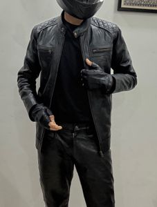 Genuine Leather Biker Jacket