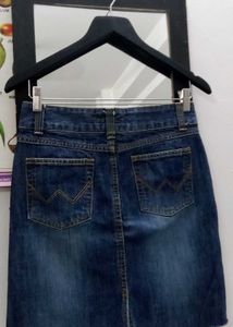 Denim Mini Skirt