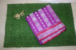 Pink &amp; Gold Kanchipuram Silk Saree