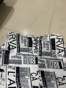 Trending Newspaper Stylish Top