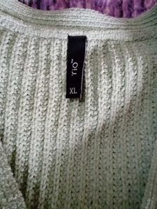 Mint Green Knit Cardigan