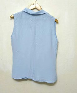 Trendy New Light Blue Top For Women