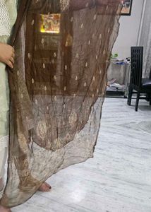 Elegant Green Floral Throw Blanket