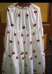 Cherry Print Skirt