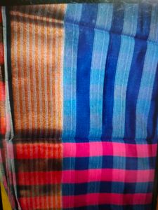 Patta Chek Chandrakor Saree