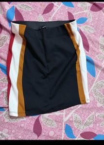Chic Striped Mini Skirt