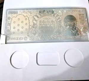 999 Silver Gandhi Note