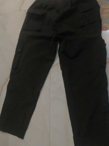 Olive Black Cargo Pants