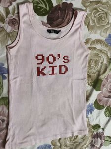 Easybuy women pink casual tank top