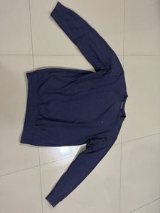 Navy Blue Oversized Sweatshirt For Women