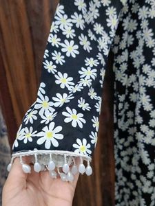 Floral Print Long Sleeve Dress