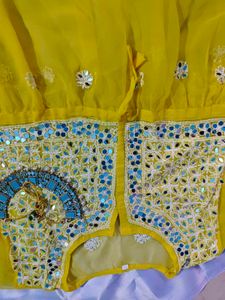 Yellow Floral Embroidered Top