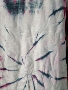 Lace Top With Tie Dye Design