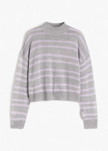 H&M Striped Knit Pullover Sweater