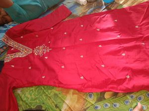 Cotton Silk Kurta Pant Set With Duu