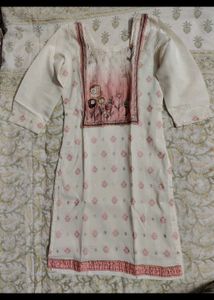 Pink Stitched Salwar Suit