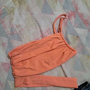 Orange Crop Top