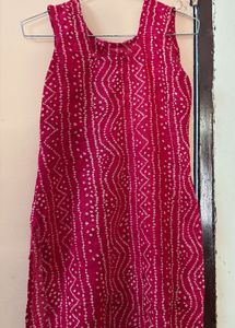 Pink Printed Dress
