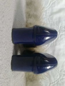 Navy Bow Pumps