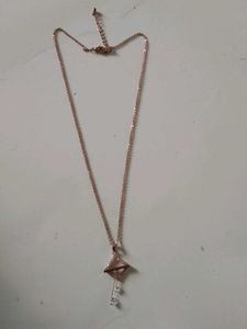 Rose Gold Geometric Necklace