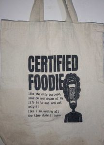 Certified Foodie Tote Bag