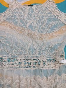 Lace Cold Shoulder Top