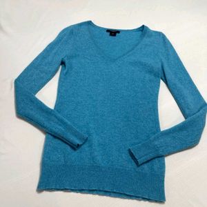 Rust Textured Dot Sweater