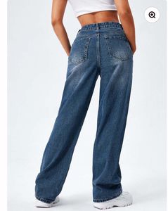 Wide Leg Denim Jeans