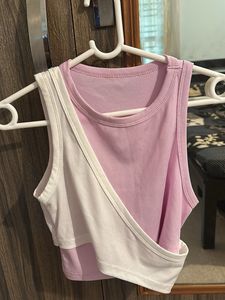 Two-Tone Crop Tank