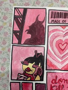 Handmade Baddie Art Canvas