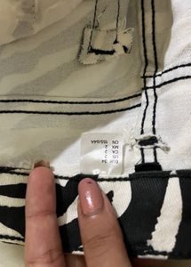 ZEBRA Print High Waist Denims