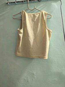 cuti cream colour tank top