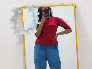 Bewakoof Red Tshirt For Women