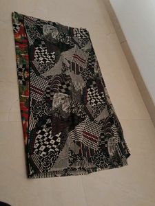 Black Overall Printed Saree
