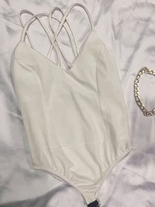 White Swimsuit - Top
