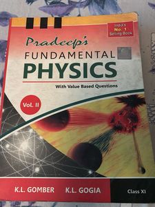 Pradeep Fundamental Physics Class 11th Volume 2