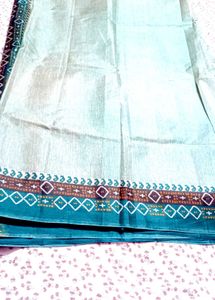 new Elegant Blue Patola Saree