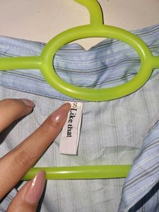 Pinterest Striped Y2k/ Office Siren shirt