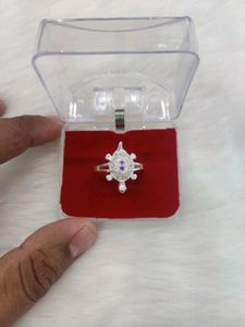 Pure Silver Turtle Ring 🐢