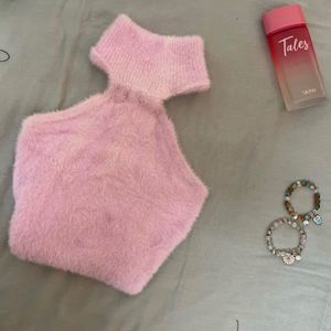 Halter Neck Knitted Top