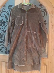 Corduroy Patchwork Dress