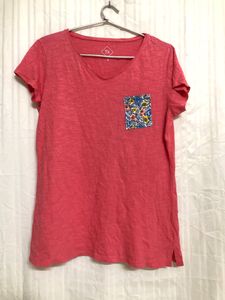 Tex Pink Cotton T Shirt