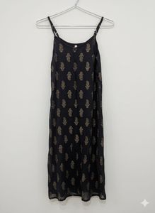 Black Printed kurti with Pants