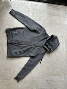 Gray Zip-Up Hoodie