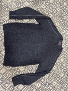 Stylish Gray Pullover Sweater